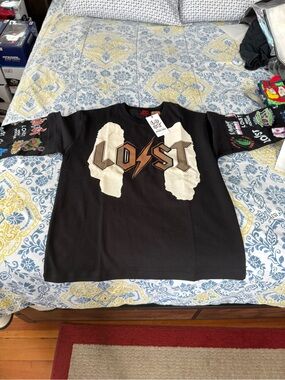 Lost Intricacy Men’s Black Long Sleeve T Shirt
